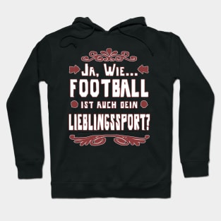 American Football Touchdown Mädchen Yard Hoodie